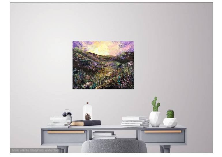 Original Impressionism Landscape Painting by Colette Baumback