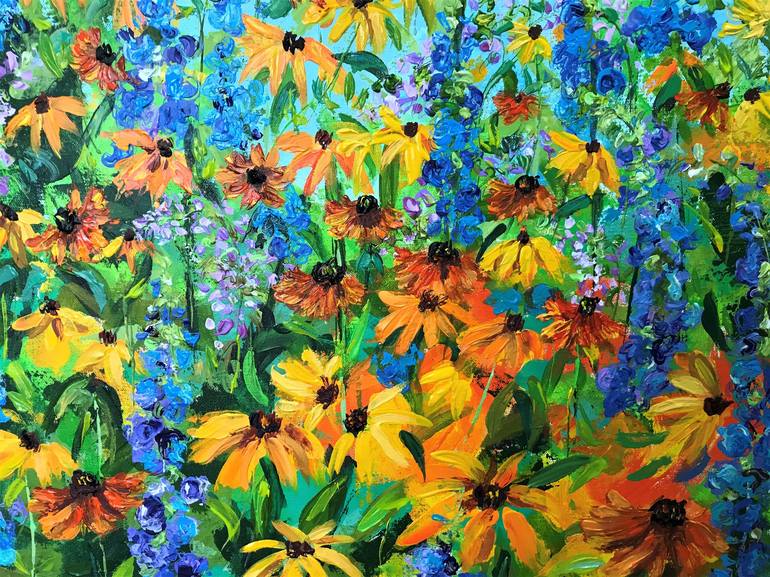 Original Floral Painting by Colette Baumback