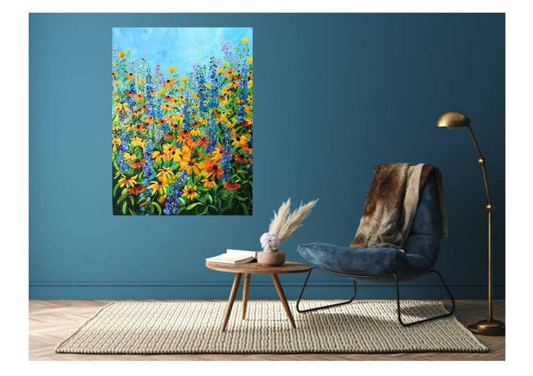 Original Floral Painting by Colette Baumback