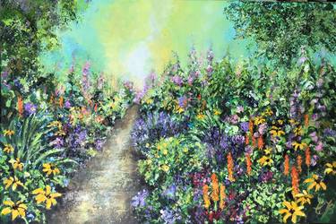 Original Garden Paintings by Colette Baumback