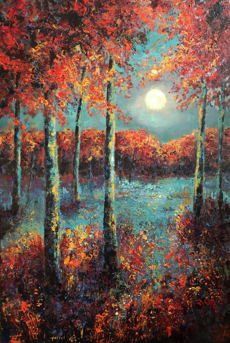Original Impressionism Landscape Paintings by Colette Baumback