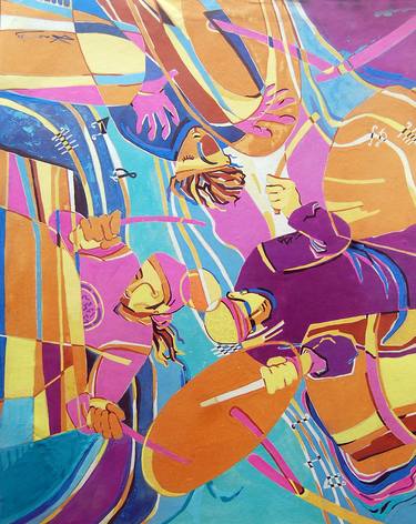 Print of Figurative Culture Paintings by Biswajit Das