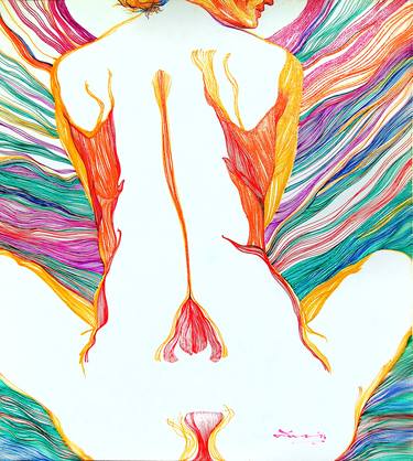 Print of Nude Drawings by Biswajit Das