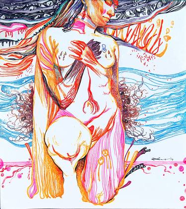 Original Nude Drawings by Biswajit Das