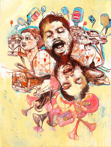 Print of Culture Paintings by Biswajit Das