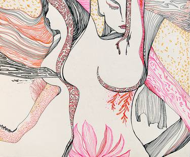 Print of Figurative Fashion Drawings by Biswajit Das