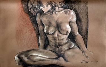 Print of Nude Drawings by Biswajit Das