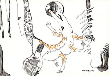 Print of Culture Drawings by Biswajit Das