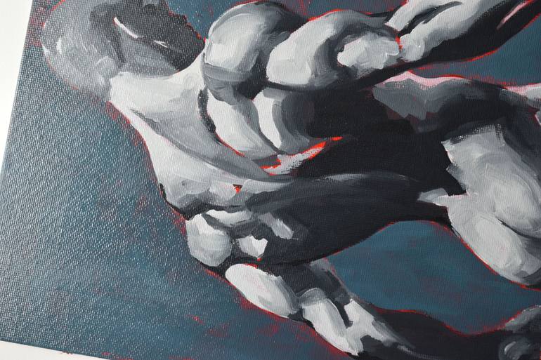 Original Impressionism Men Painting by Goodvin Nerko