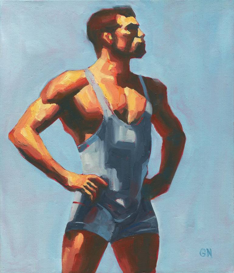 Print of Impressionism Men Paintings by Goodvin Nerko