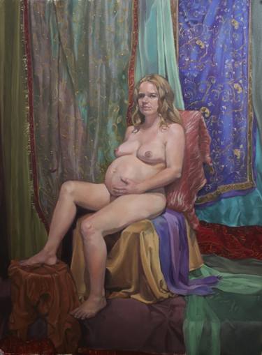 Original Realism Nude Painting by Peggy Nichols