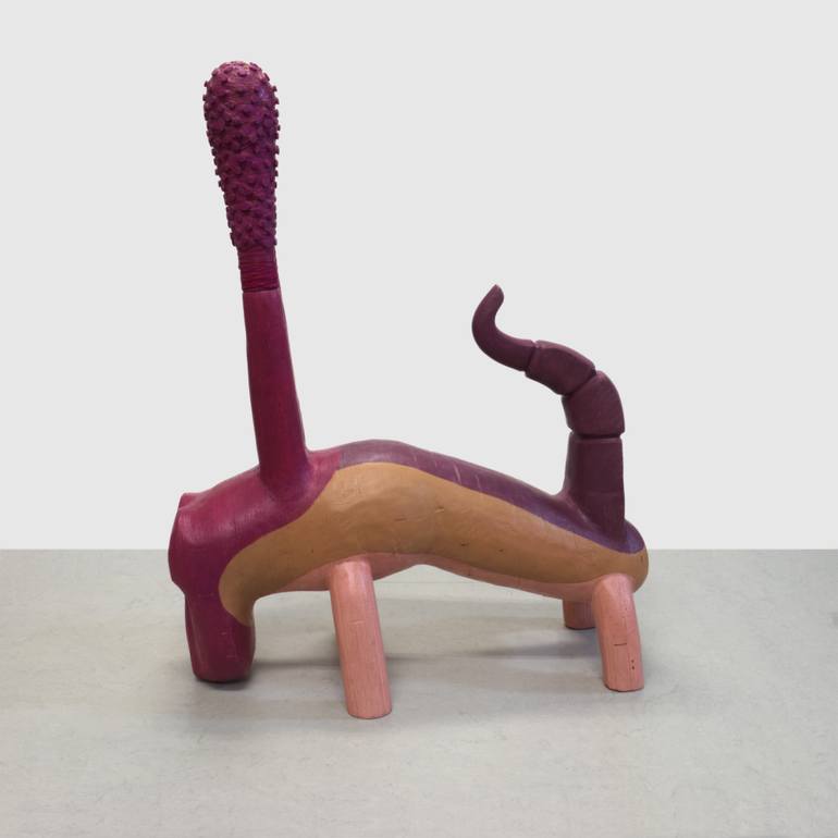 Original Abstract Animal Sculpture by Sandra Catsburg