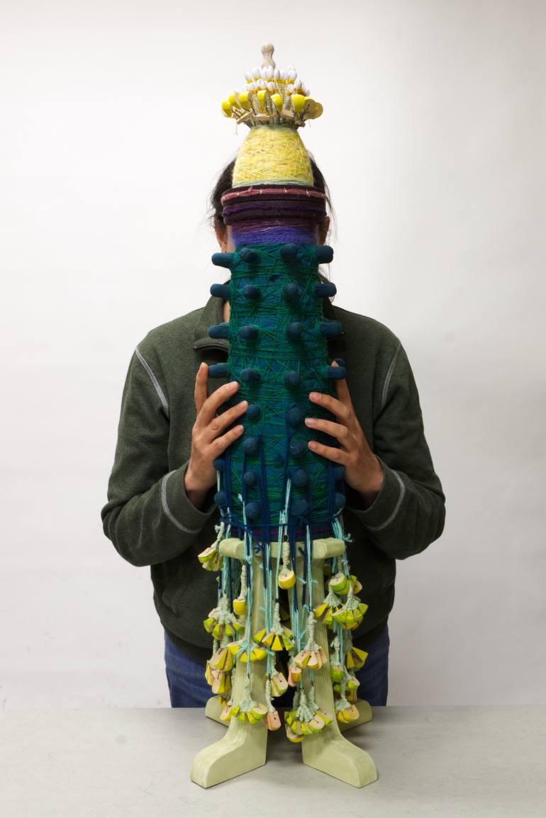 Original Abstract Nature Sculpture by Sandra Catsburg