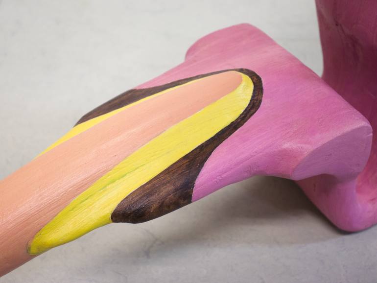 Original Abstract Animal Sculpture by Sandra Catsburg