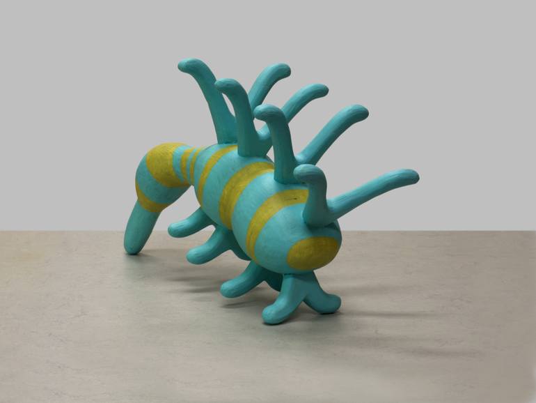 Original Abstract Animal Sculpture by Sandra Catsburg