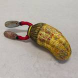 Short yellow worm with antennas - Gele kortworm met antennes by Sandra Catsburg