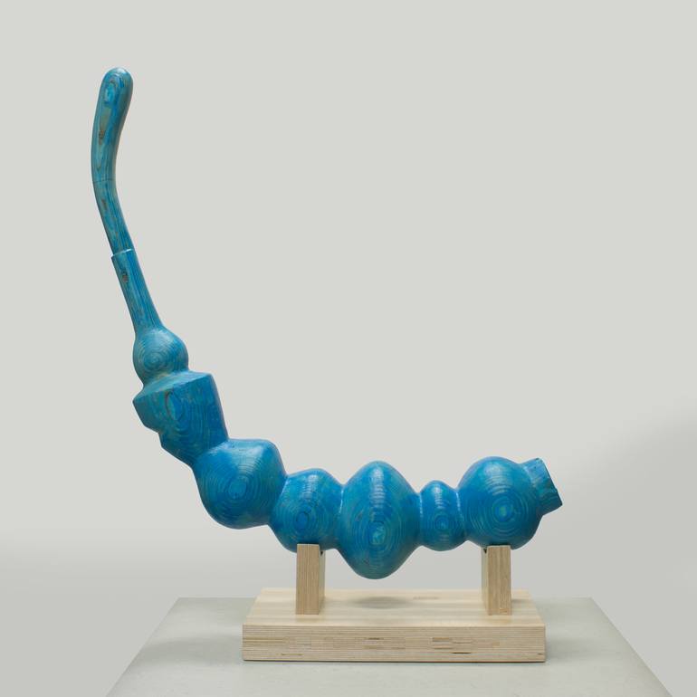 Original Abstract Animal Sculpture by Sandra Catsburg