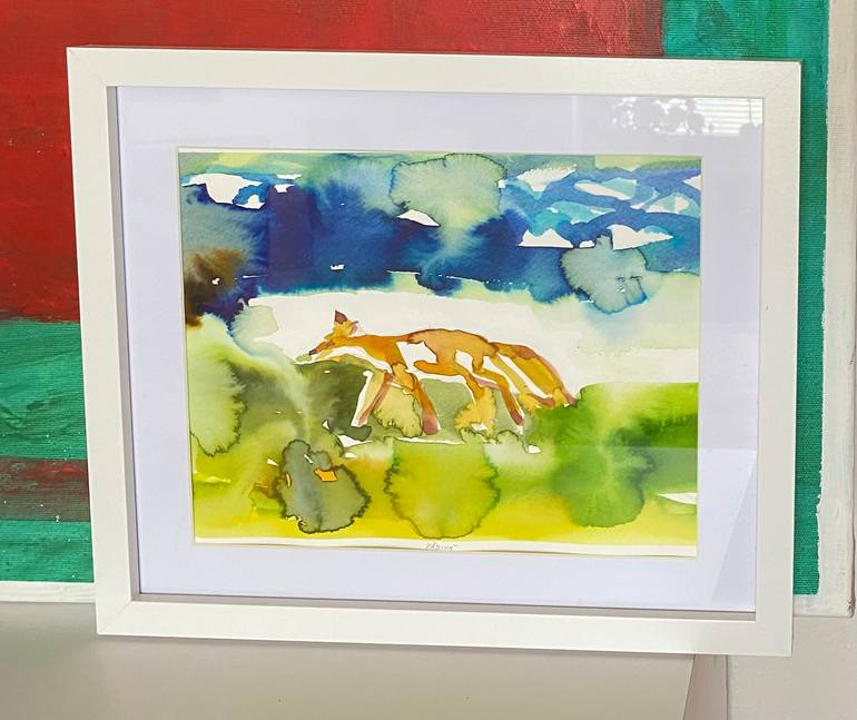 Original Illustration Animal Painting by Pavla Padiva