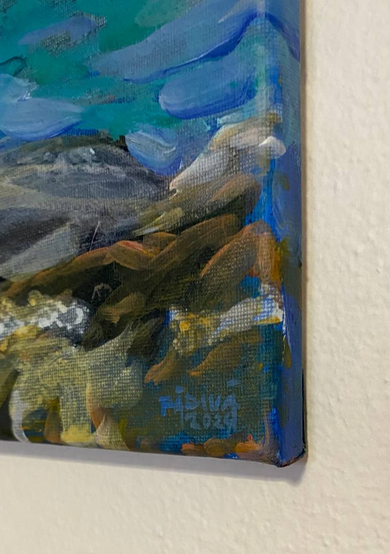 Original Conceptual Seascape Painting by Pavla Padiva
