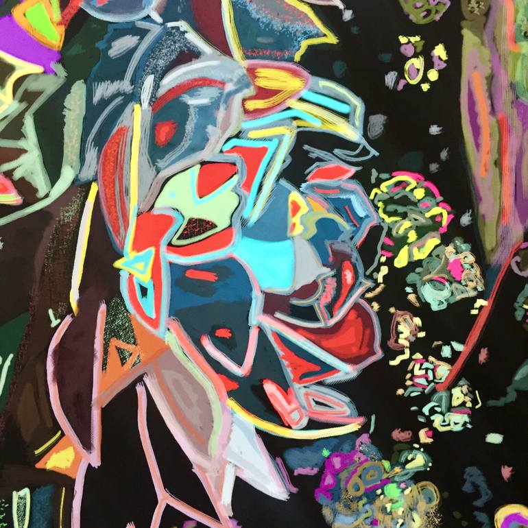 Original Modernism Abstract Mixed Media by Paris Tremayne