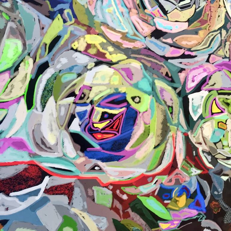 Original Modernism Abstract Mixed Media by Paris Tremayne