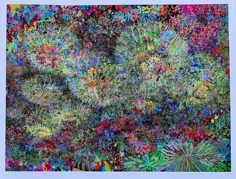 Original Expressionism Abstract Mixed Media by Paris Tremayne