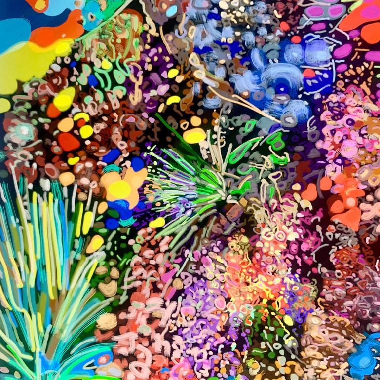 Original Expressionism Abstract Mixed Media by Paris Tremayne
