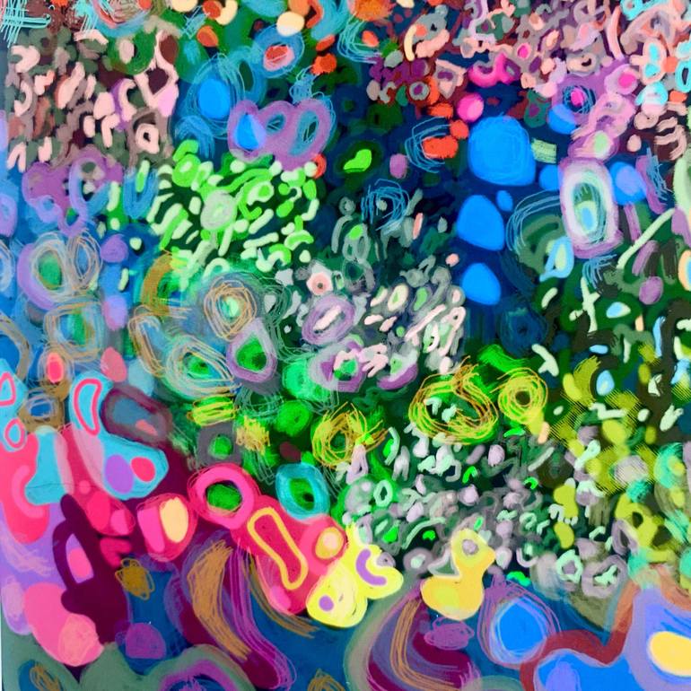 Original Expressionism Abstract Mixed Media by Paris Tremayne