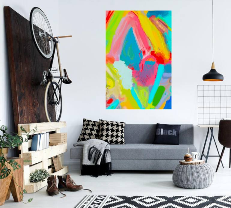 Original Abstract Expressionism Abstract Digital by Paris Tremayne