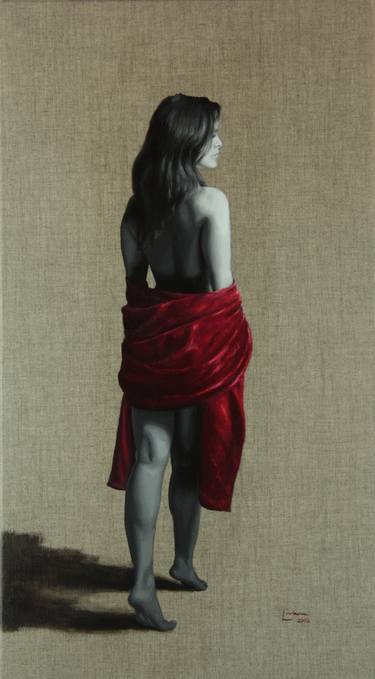 Original Figurative Women Paintings by Linden Hopwood