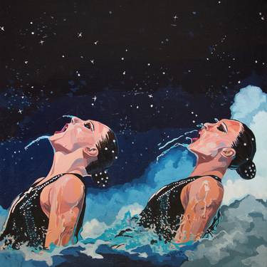 Print of Water Paintings by Monika Wyłoga