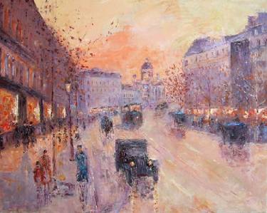 Original Impressionism Cities Paintings by Slobodan Paunovic