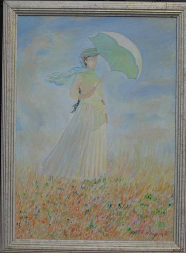 "Lady with a parasol" (devoted to Claude Monet) thumb