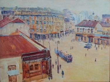 Original Impressionism Cities Paintings by Slobodan Paunovic