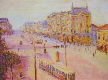 Original Impressionism Cities Paintings by Slobodan Paunovic