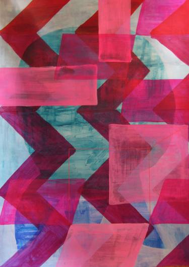 Original Geometric Paintings by Teresa Fieltrovitz