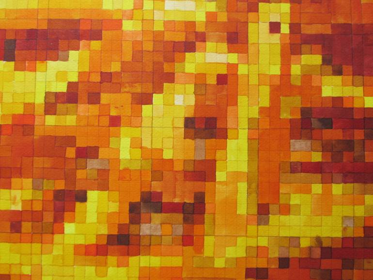 Original Abstract Still Life Painting by Teresa Fieltrovitz
