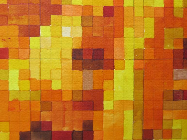 Original Abstract Still Life Painting by Teresa Fieltrovitz