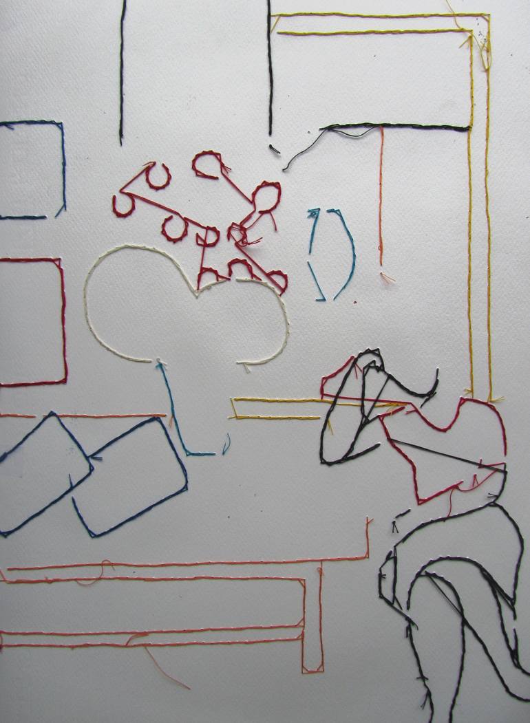 Original Expressionism Other Painting by Teresa Fieltrovitz