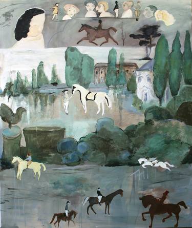 Print of Horse Paintings by Gulyás Edina