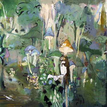Print of Abstract Expressionism Garden Paintings by Gulyás Edina