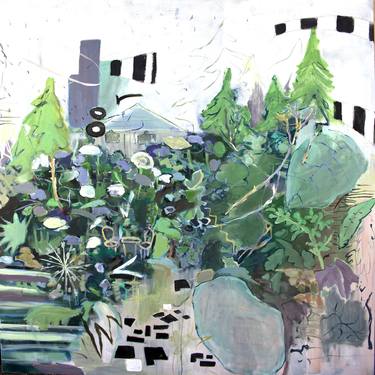 Print of Abstract Garden Paintings by Gulyás Edina