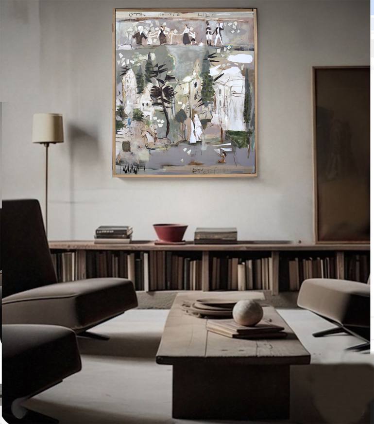Original Contemporary Abstract Painting by Gulyás Edina
