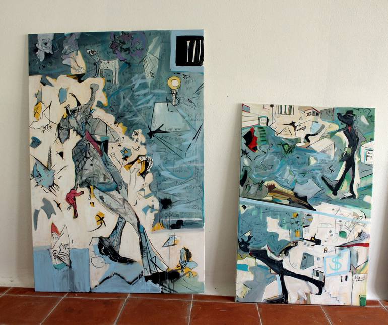 Original Abstract Painting by Gulyás Edina