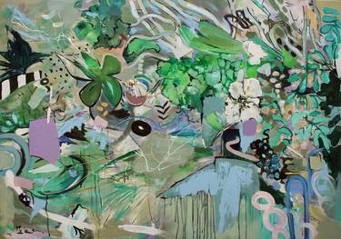 Print of Abstract Garden Paintings by Gulyás Edina