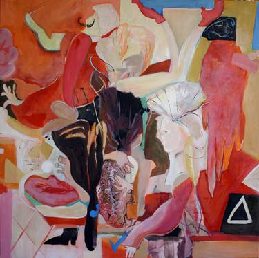 Print of Figurative Abstract Paintings by Gulyás Edina