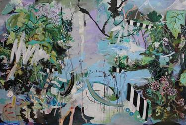 Saatchi Art Artist Gulyás Edina; Painting, “Floating Island” #art