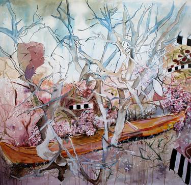 Saatchi Art Artist Gulyás Edina; Painting, “Pink Forest” #art