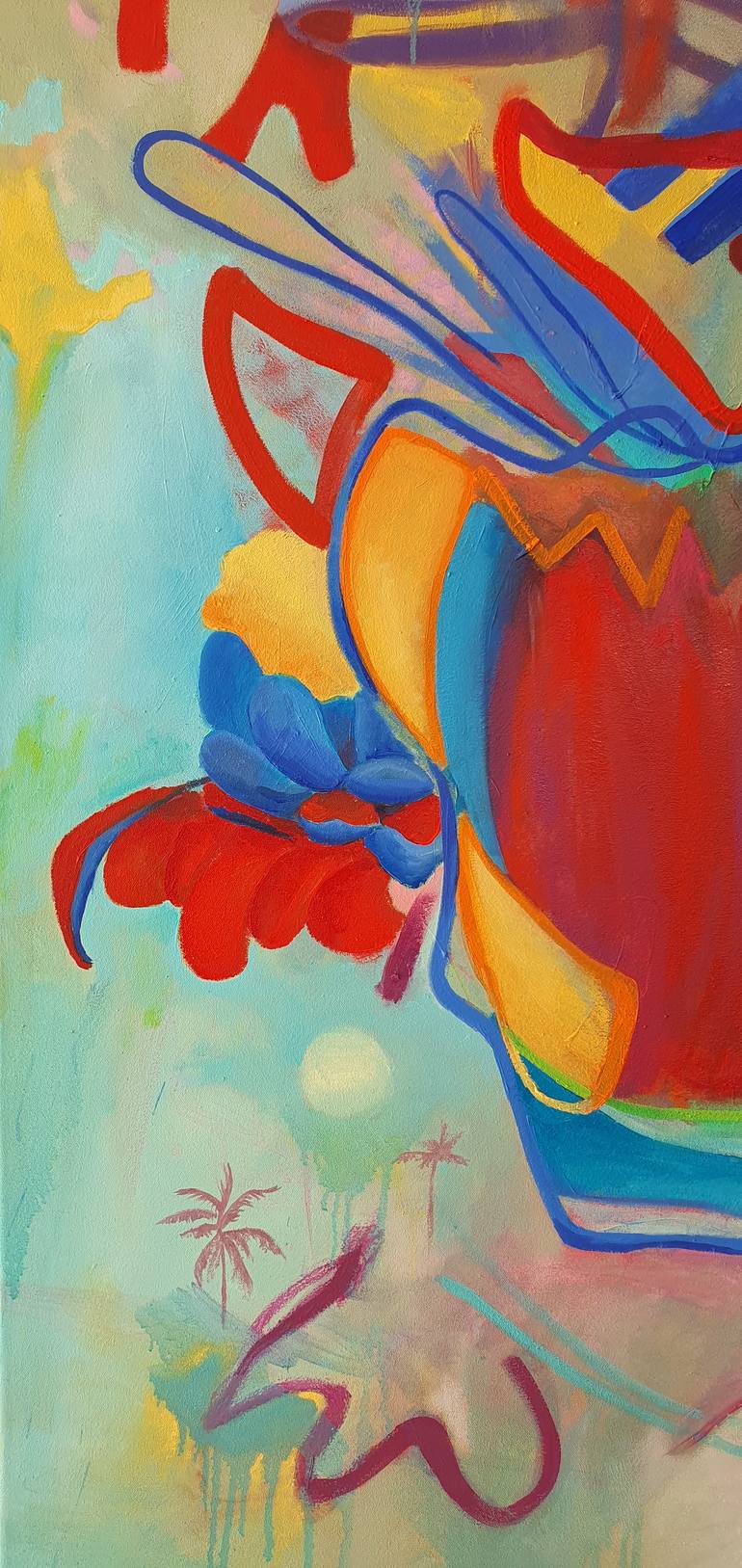 Original Fine Art Abstract Painting by Daria Zapala