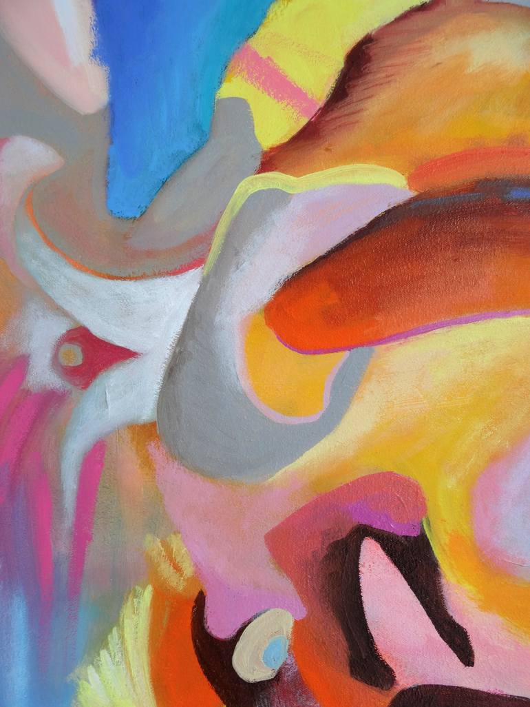 Original Conceptual Abstract Painting by Daria Zapala